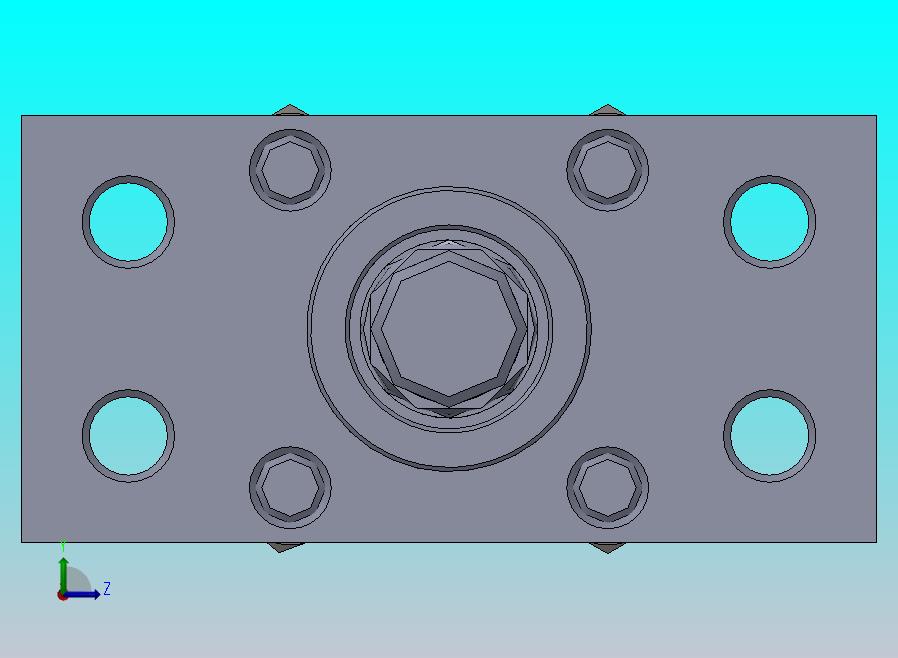 拉杆液压缸（带前安装）40x25x100毫米