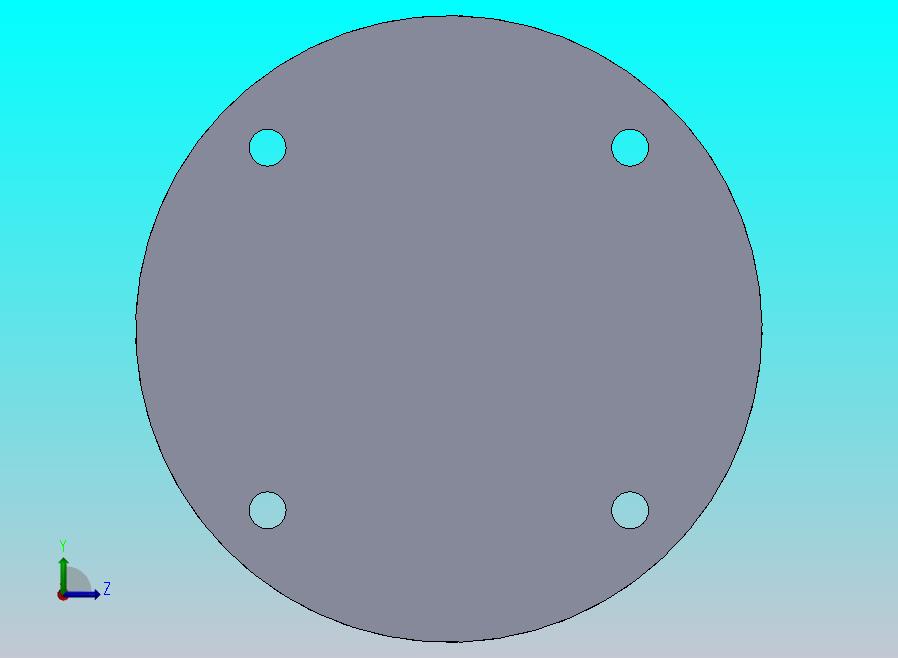 焊接型液压缸（带前后端安装圆法兰） 80x50x425 mm