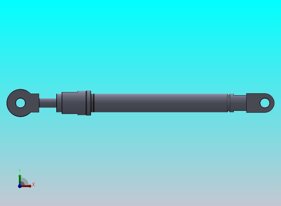 焊接型液压缸（带前杆端安装眼）50x30x450毫米