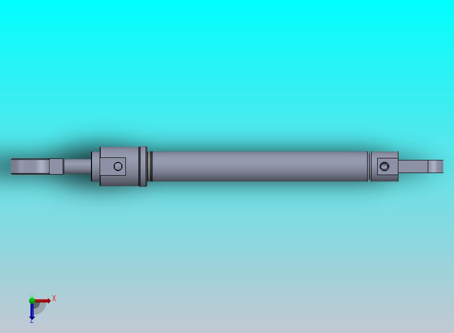 焊接型液压缸（带前杆端安装眼）50x30x450毫米