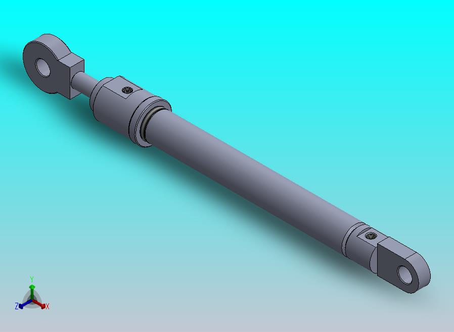 焊接型液压缸（带前杆端安装眼）50x30x450毫米