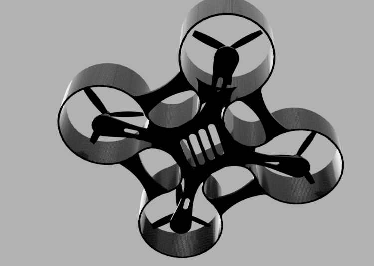 5英寸涵道四轴飞行器