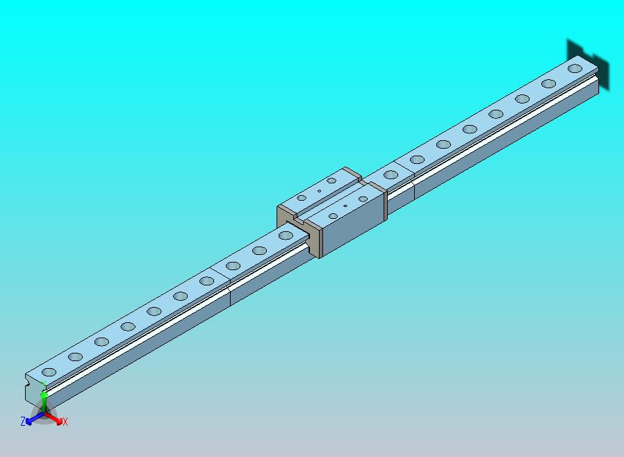 直线导轨及小车