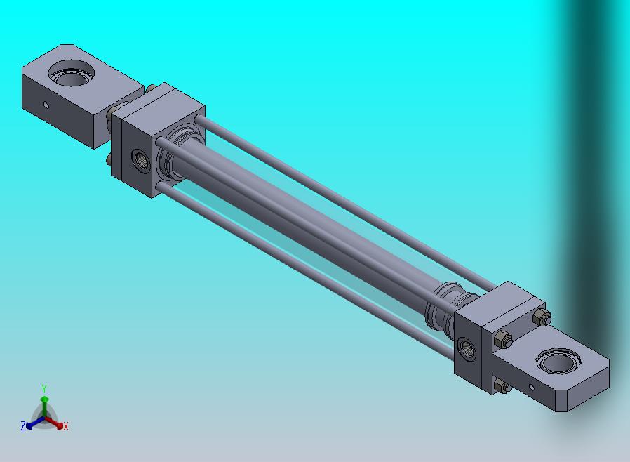 横拉杆液压缸63x45x430 mm