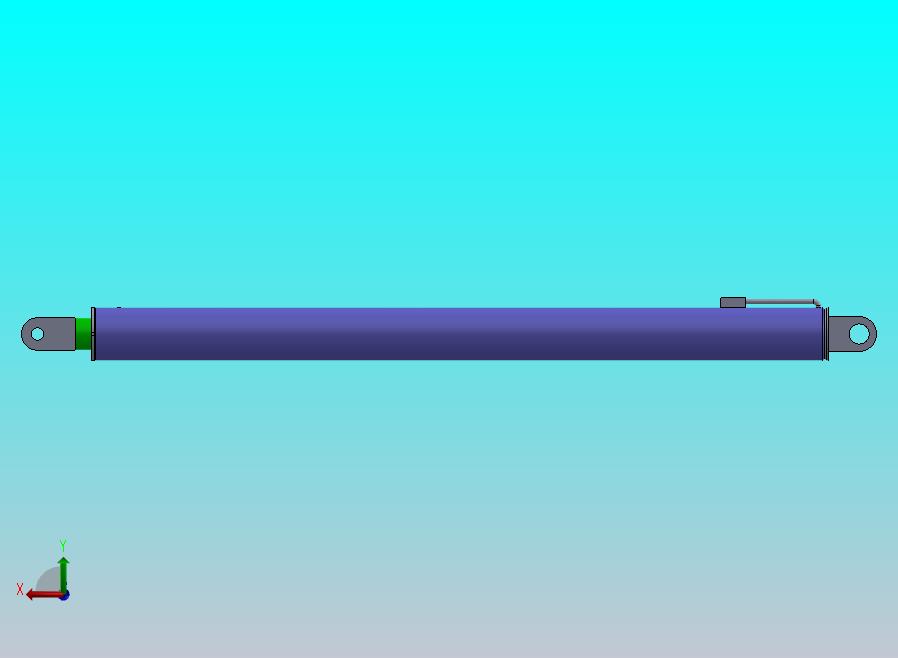 焊接式液压缸（带前后安装孔）180x125x2701 mm