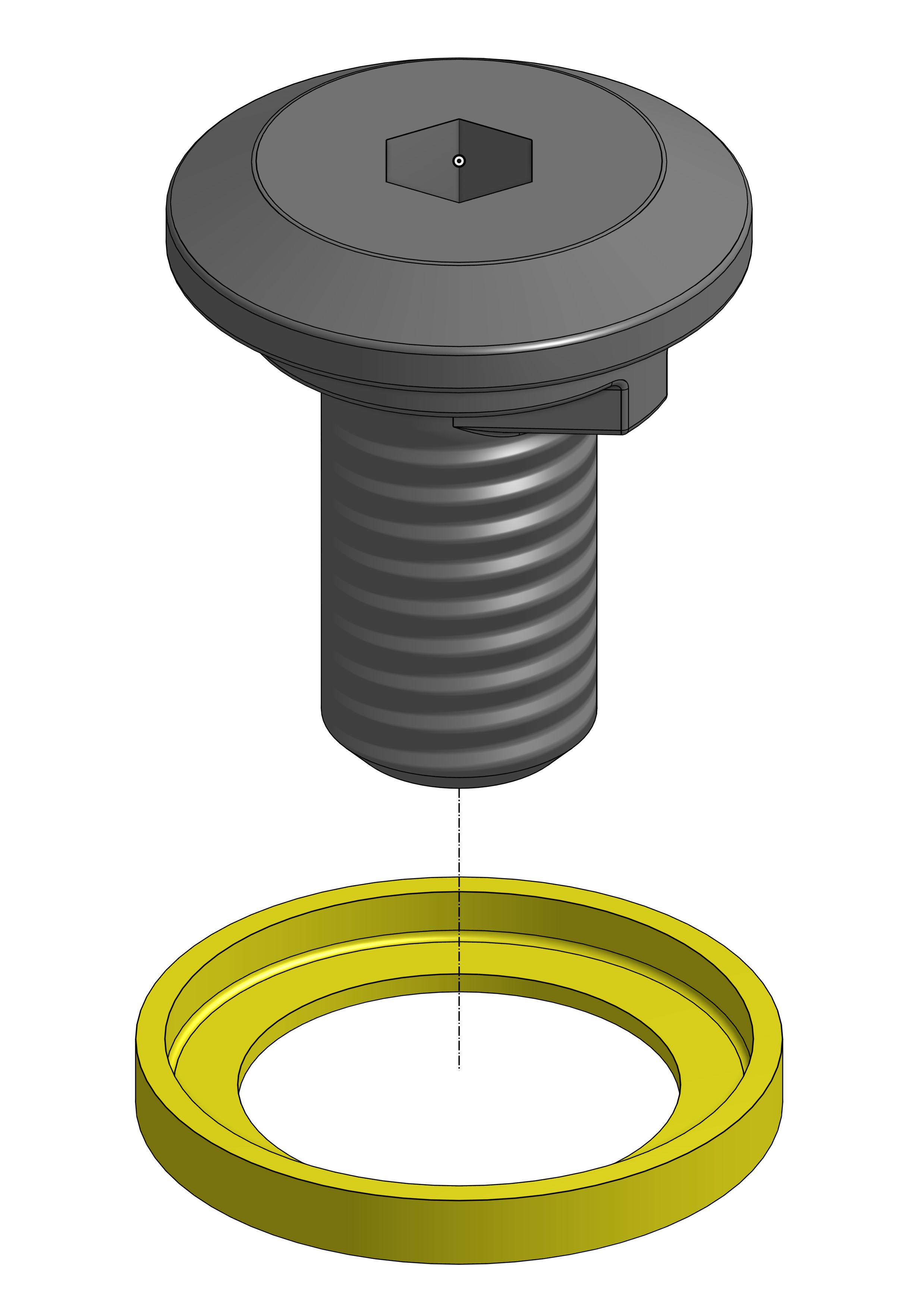 Victa 割草机 - 螺栓 + 清洗