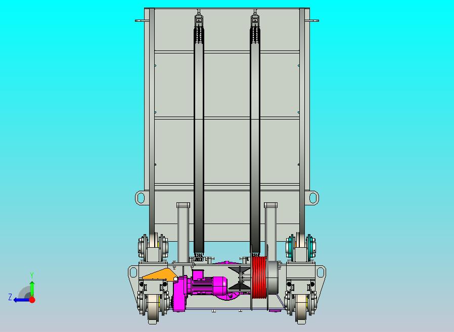 带转运车的卷材翻转机 20T