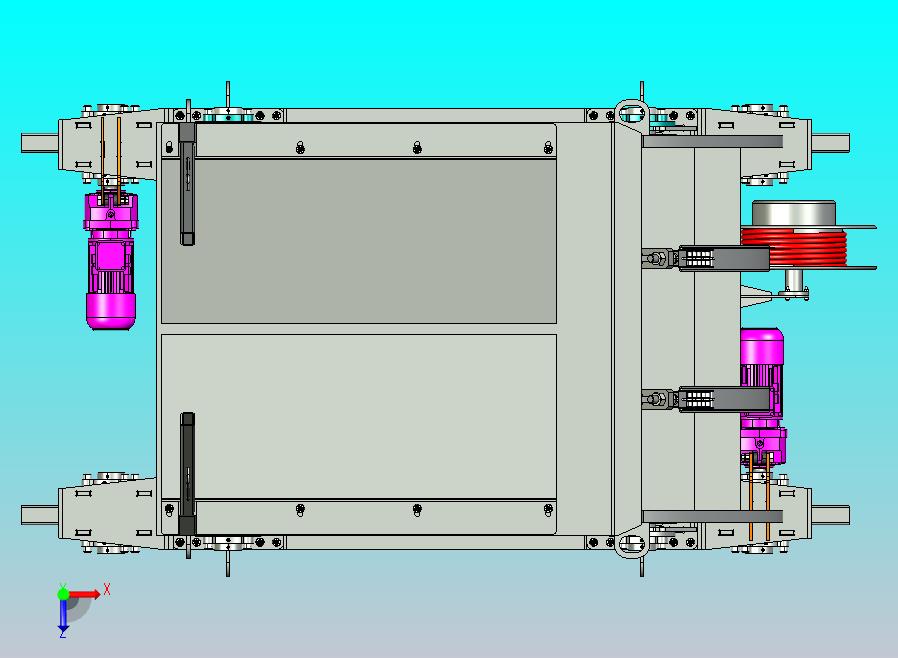 带转运车的卷材翻转机 20T