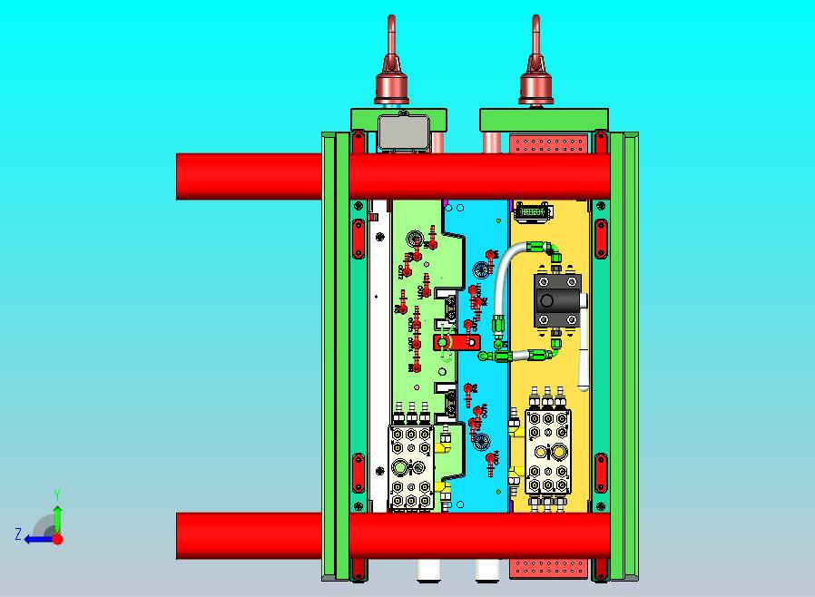 蔚来汽车机舱装饰板1+1塑胶模具