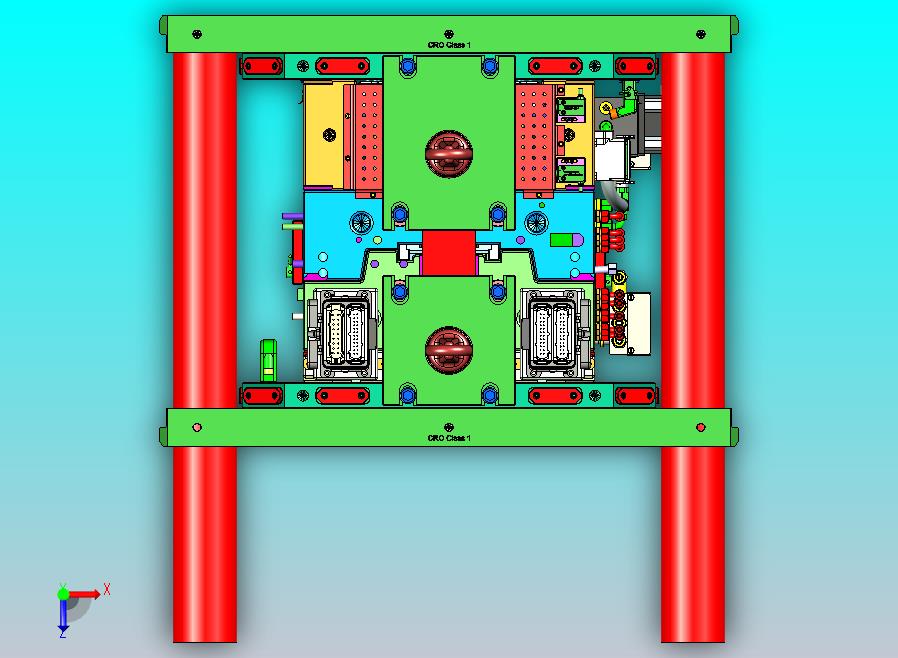 蔚来汽车机舱装饰板1+1塑胶模具