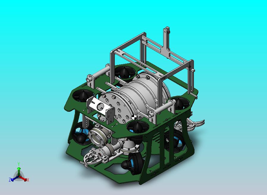 遥控潜水器三维