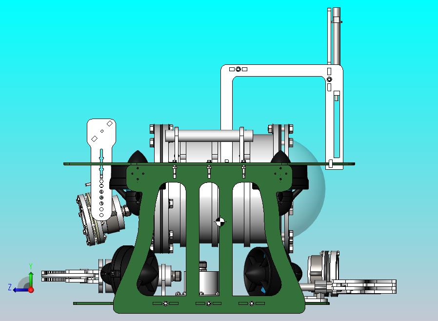 遥控潜水器三维