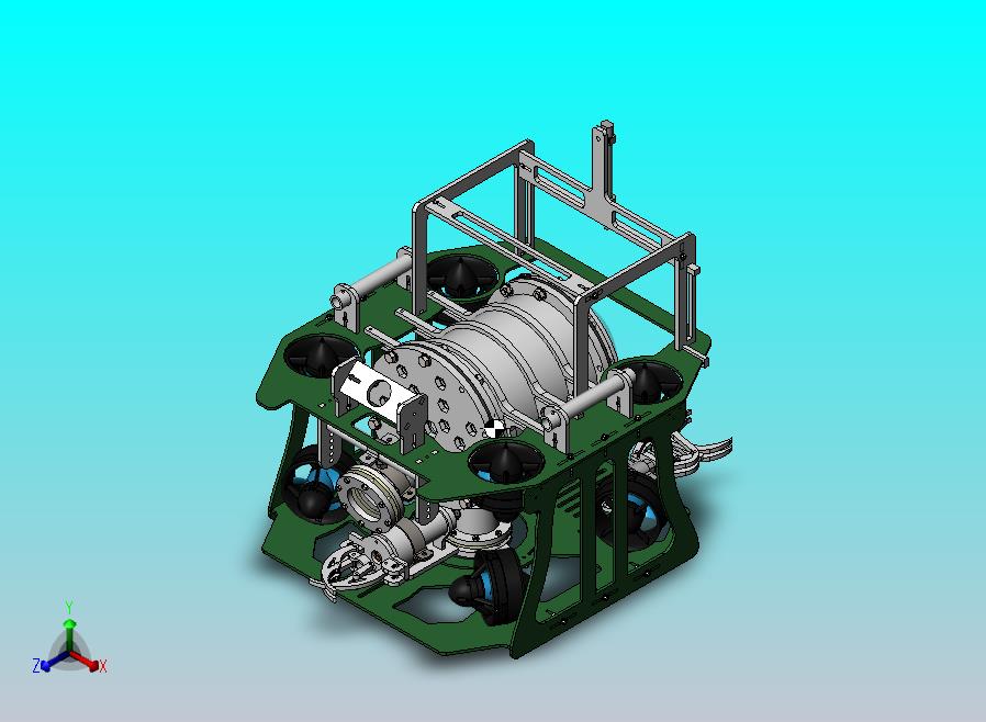 遥控潜水器三维