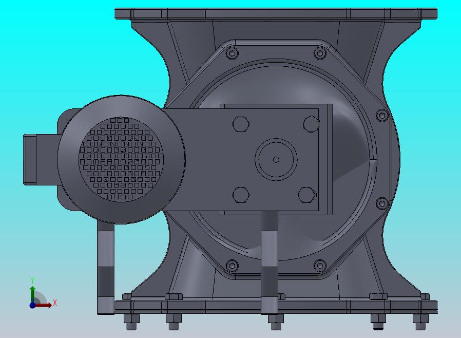 旋转结构的搅碎机设计模型