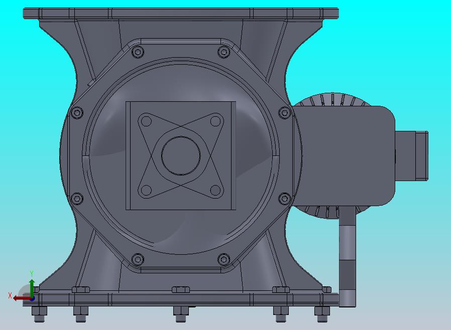 旋转结构的搅碎机设计模型