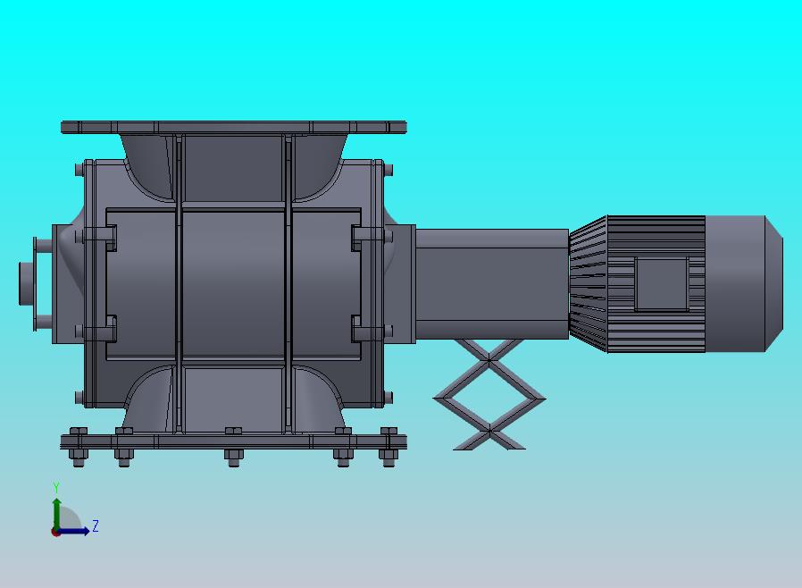 旋转结构的搅碎机设计模型