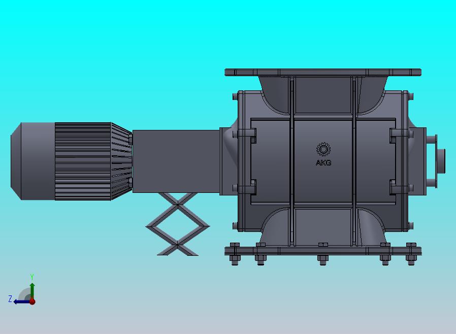 旋转结构的搅碎机设计模型