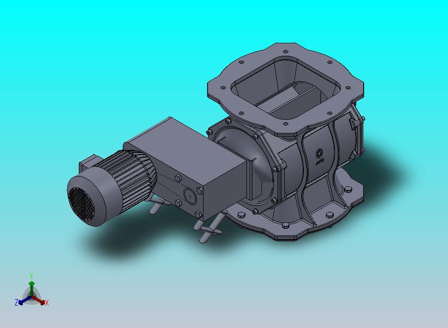 旋转结构的搅碎机设计模型