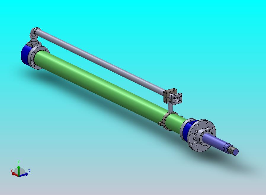 磨床型 液压缸（带管道） 125x90x2212 mm