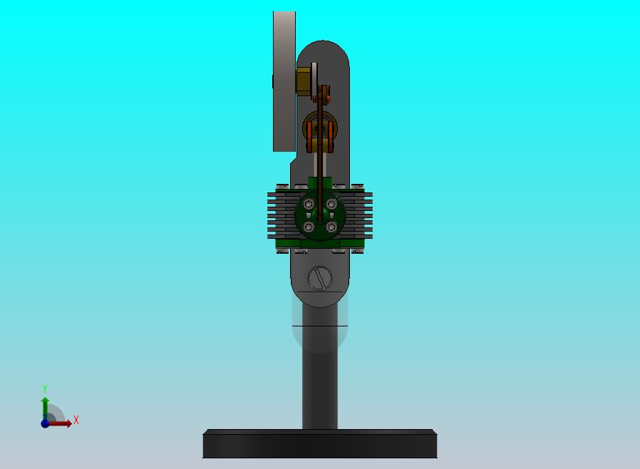 立式螺旋发动机