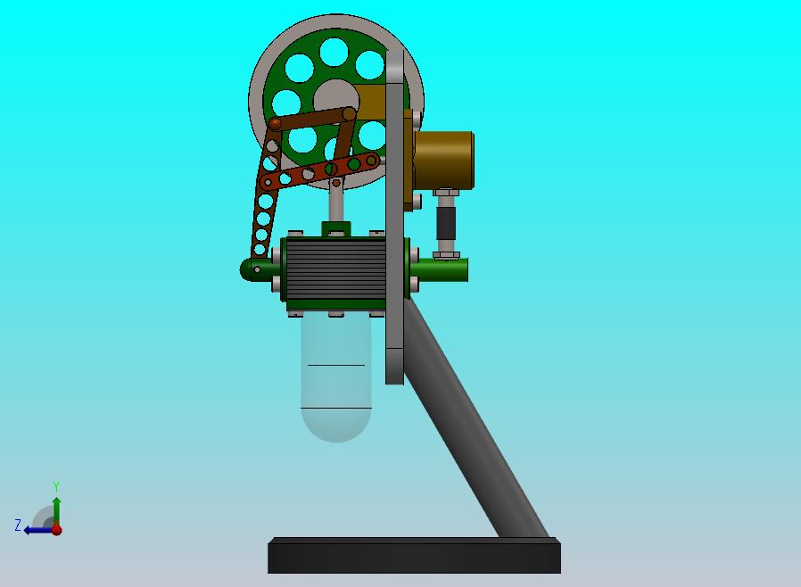 立式螺旋发动机