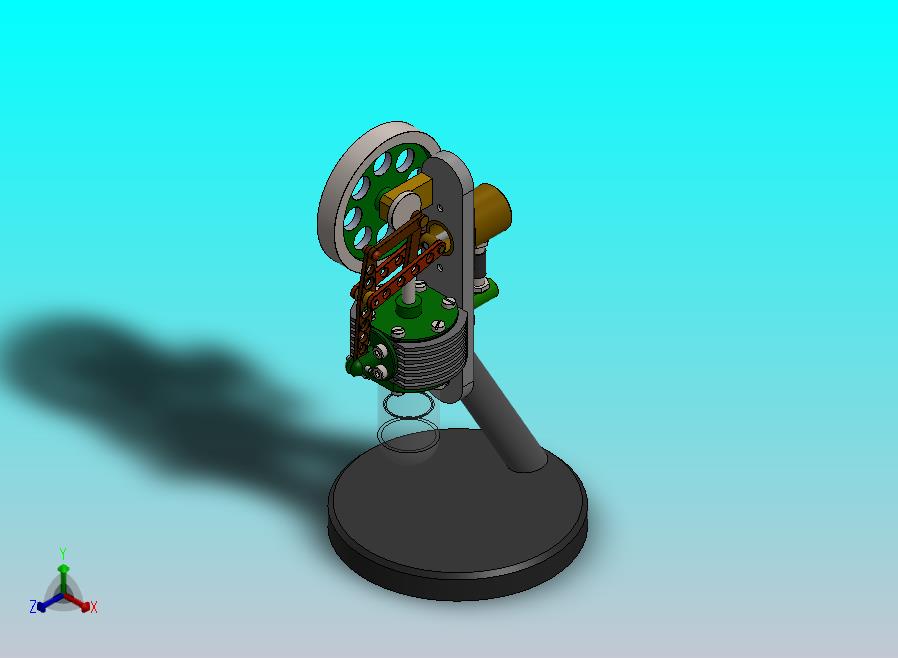 立式螺旋发动机