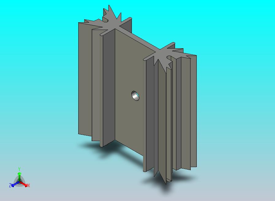 散热器 TO-220 - 38x34x