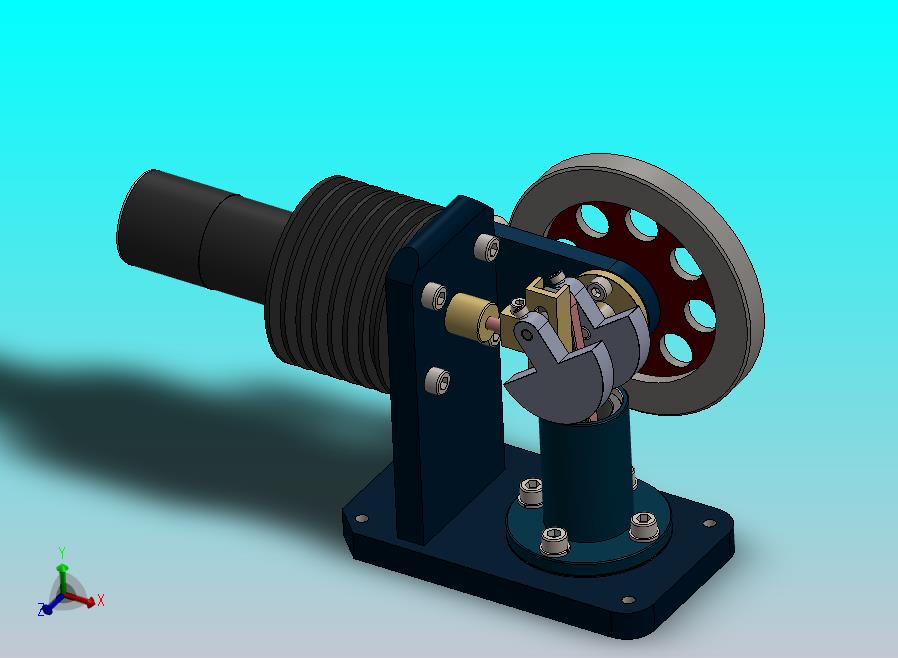 卧式冲击发动机
