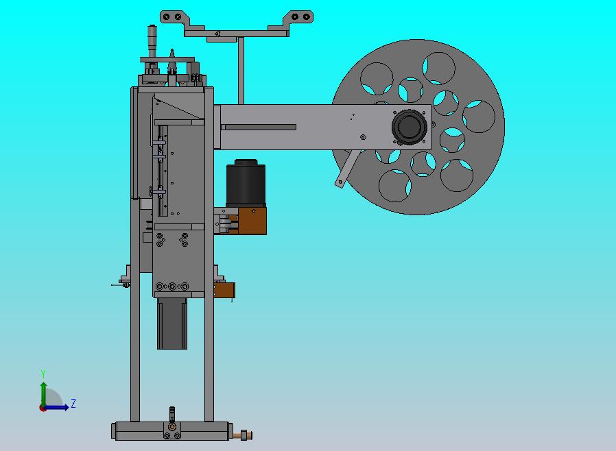 18650锂电池套膜机构