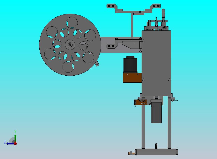 18650锂电池套膜机构