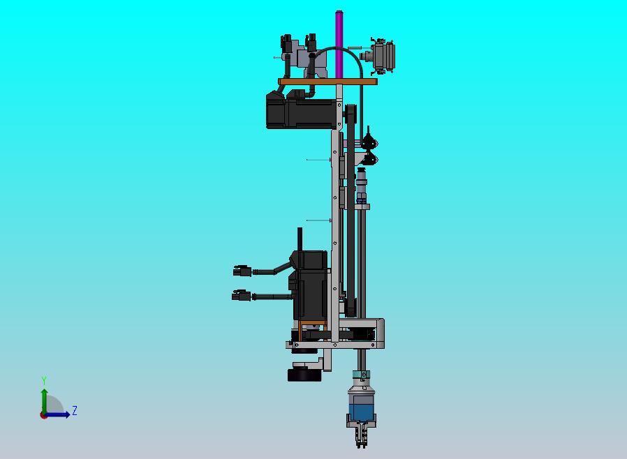 带视觉功能的四头插件机构