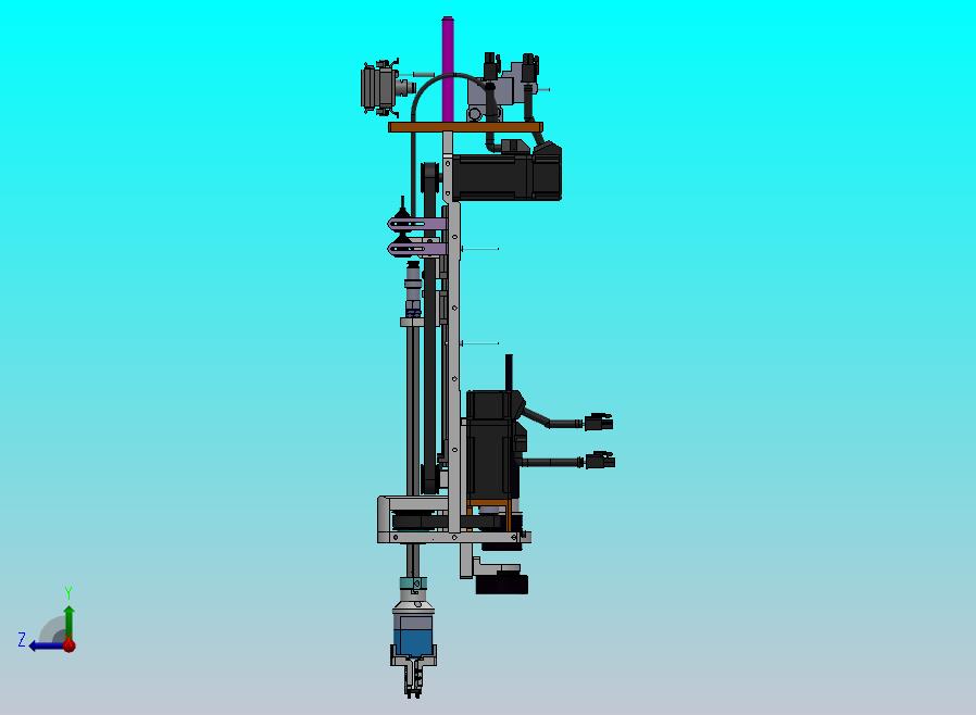 带视觉功能的四头插件机构