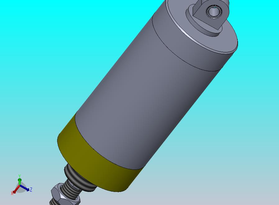 圆形气缸80x20x88.5毫米