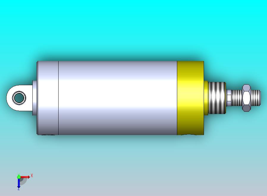圆形气缸80x20x88.5毫米