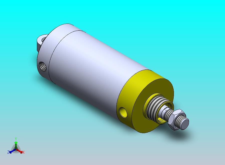 圆形气缸80x20x88.5毫米