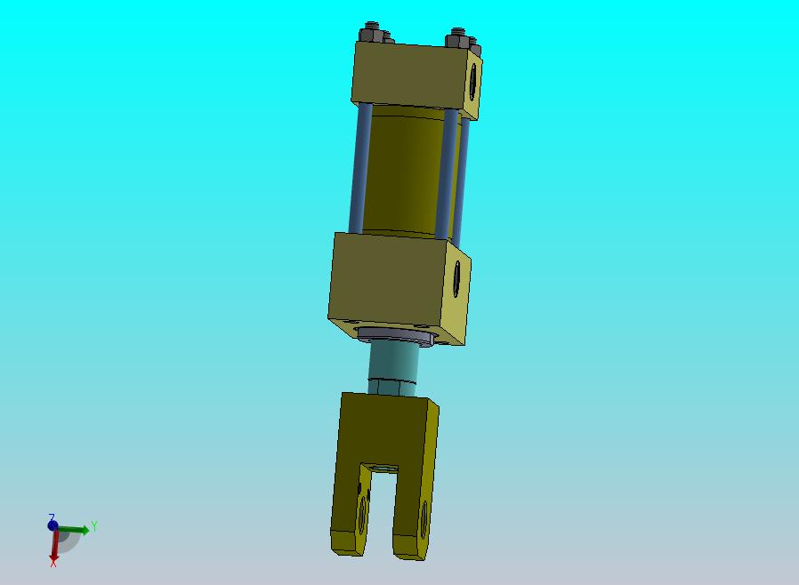 拉杆液压缸（DANIELI）（精加工区域尾断器）40x28x45毫米