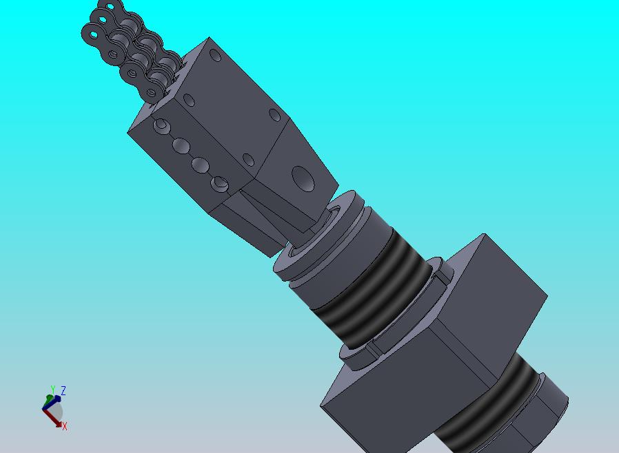 链条夹紧与调节系统