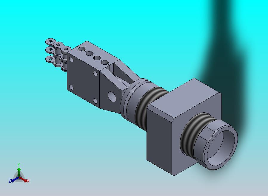 链条夹紧与调节系统