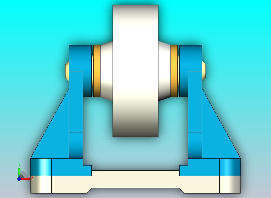 皮带滚轮支撑 (1)
