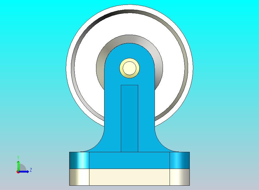 皮带滚轮支撑 (1)