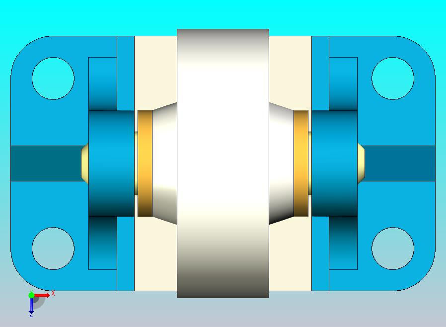 皮带滚轮支撑 (1)
