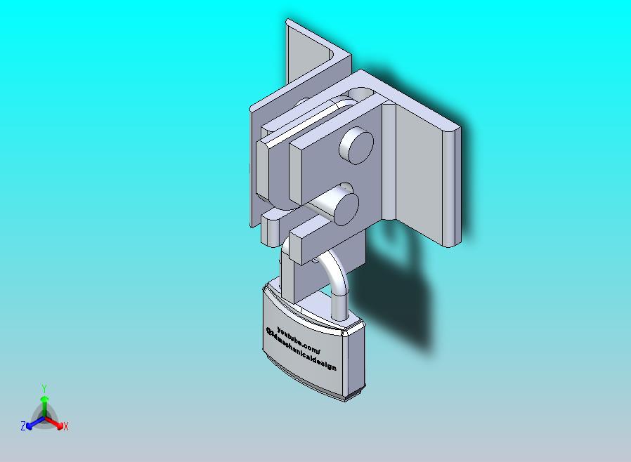 简单的自动门闩锁