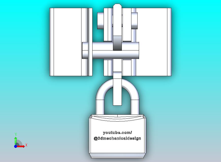 简单的自动门闩锁