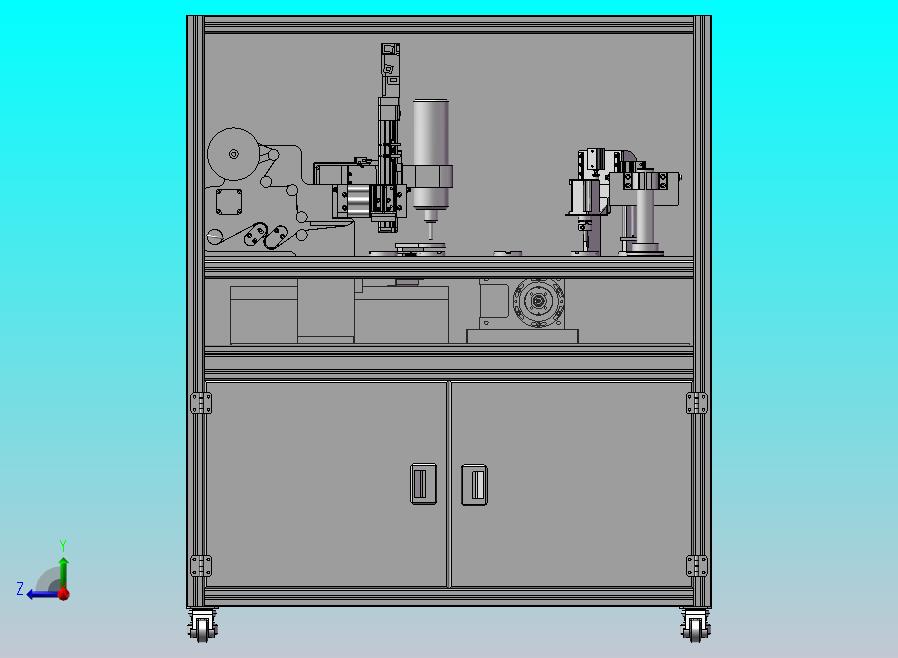 塑胶盖贴标签去料去毛边设备