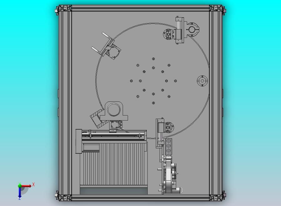 塑胶盖贴标签去料去毛边设备