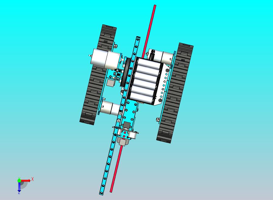 测线履带车机器人