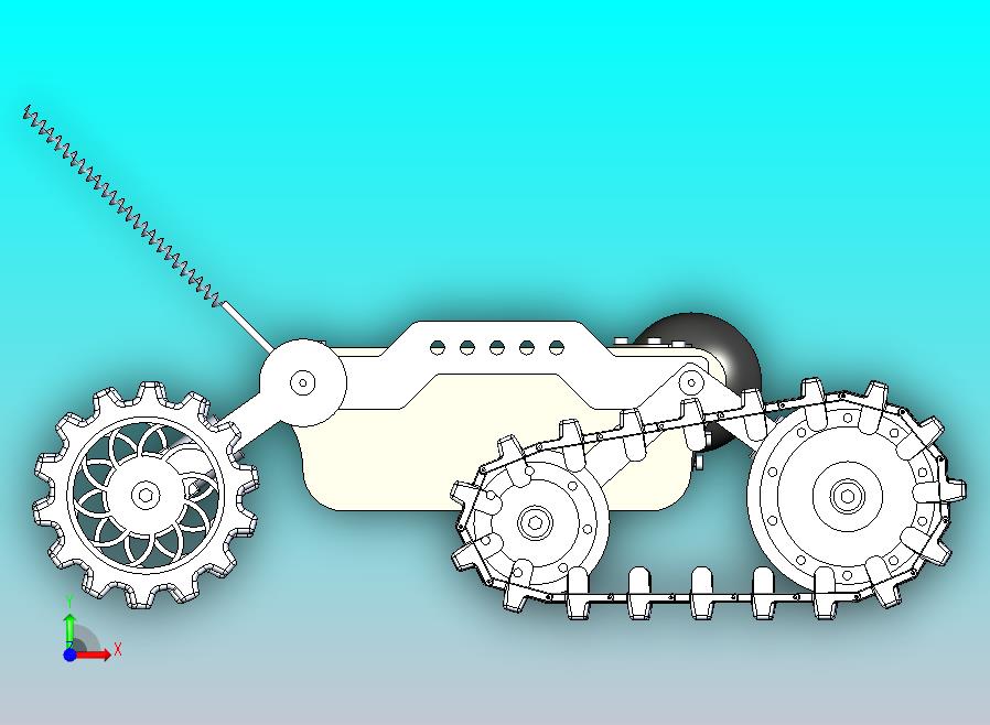 履带式坦克机器人SW2016