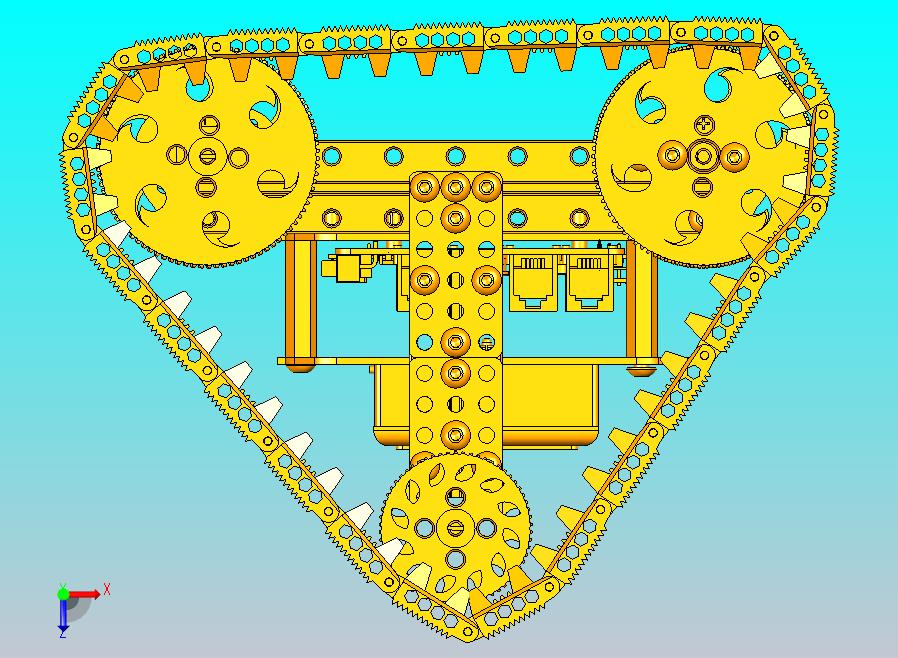 三角履带遥控车