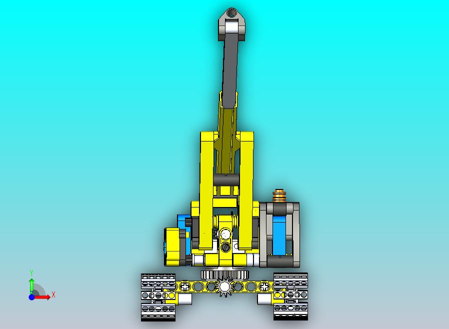 小型履带起重机玩具