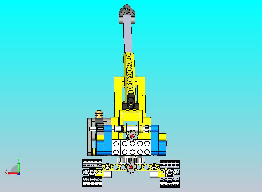 小型履带起重机玩具